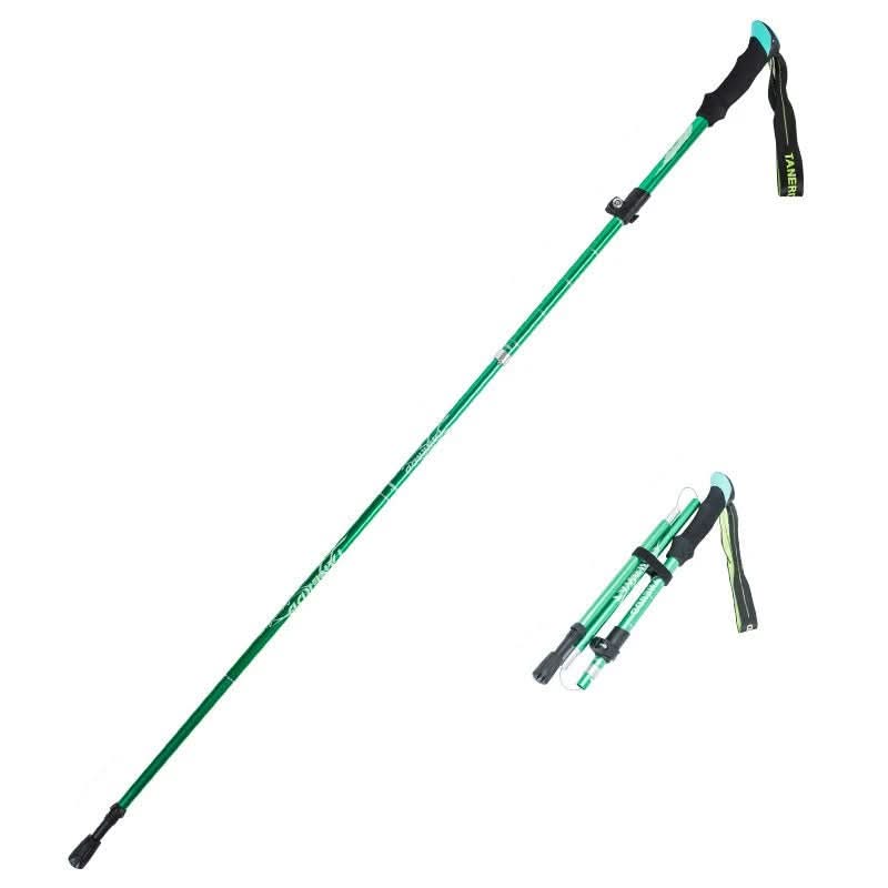 Adventure Trek Ultra Light Adjustable Length Trekking Poles — Extendable Interlocking Mechanism