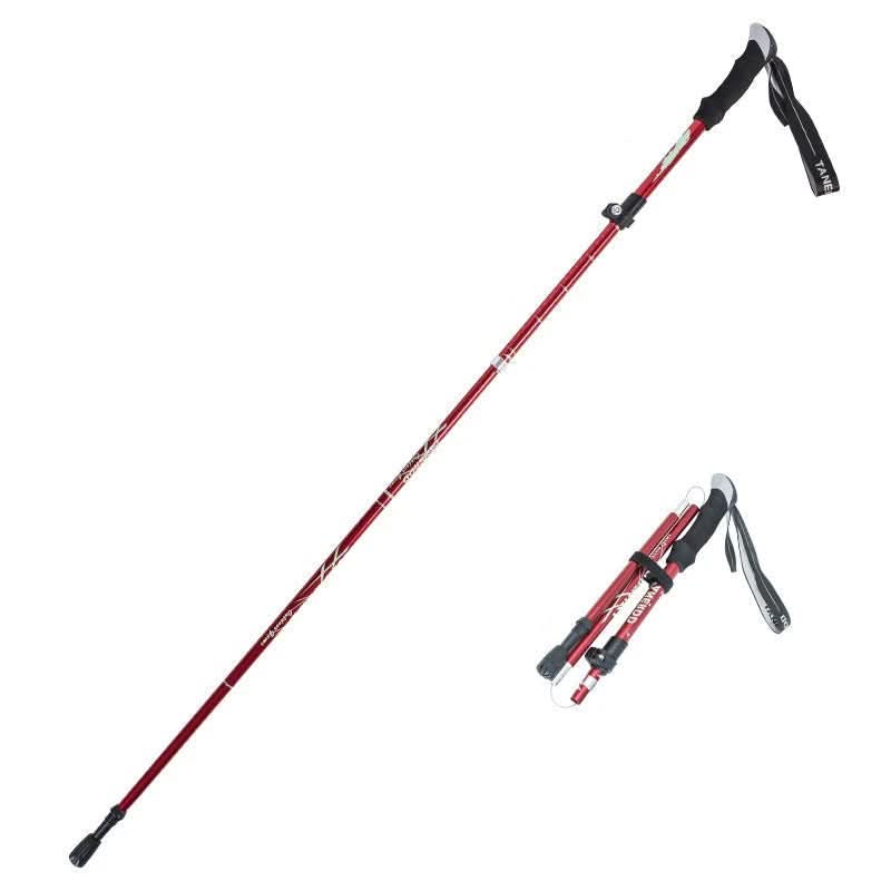 Adventure Trek Ultra Light Adjustable Length Trekking Poles — Extendable Interlocking Mechanism