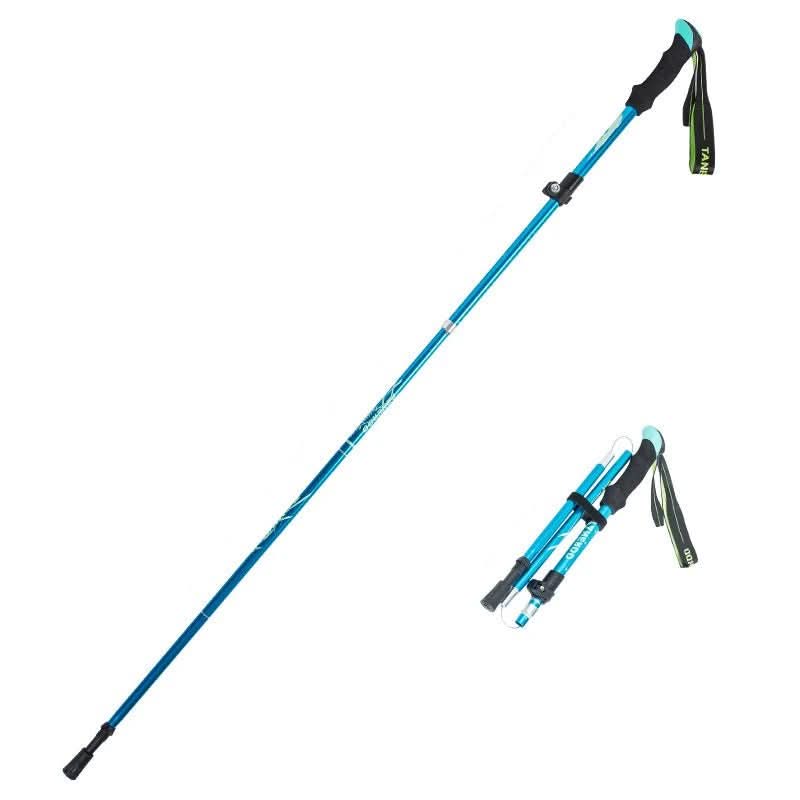 Adventure Trek Ultra Light Adjustable Length Trekking Poles — Extendable Interlocking Mechanism