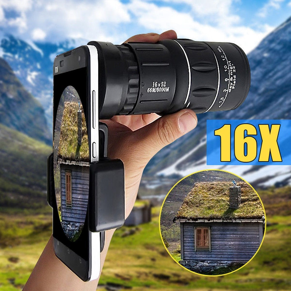 מונוקולר Adventure View HD — זום אופטי פי 10, צילום תמונות וסרטונים מובנה