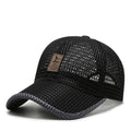 Casquette en maille respirante AeroBreeze — calotte et panneaux latéraux légers, fermeture arrière à bouton-pression réglable