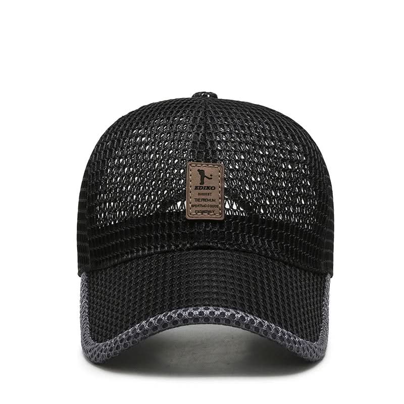 Casquette en maille respirante AeroBreeze — calotte et panneaux latéraux légers, fermeture arrière à bouton-pression réglable