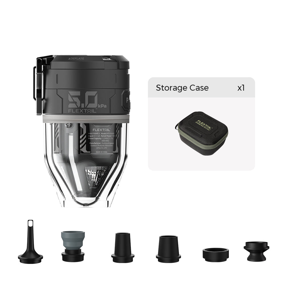 Nafukovač AirBlaze Pro s dvojí funkcí — integrovaná LED lucerna, 500 L/min, 5 kPa