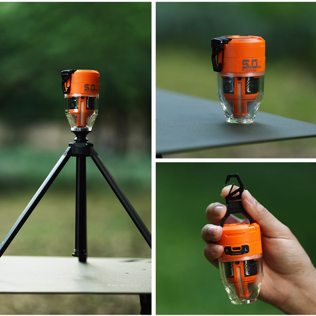 Nafukovač AirBlaze Pro s dvojí funkcí — integrovaná LED lucerna, 500 L/min, 5 kPa