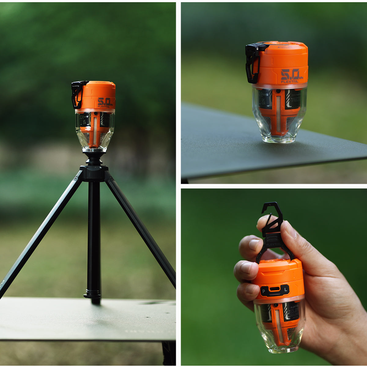 Nafukovač AirBlaze Pro s dvojí funkcí — integrovaná LED lucerna, 500 L/min, 5 kPa