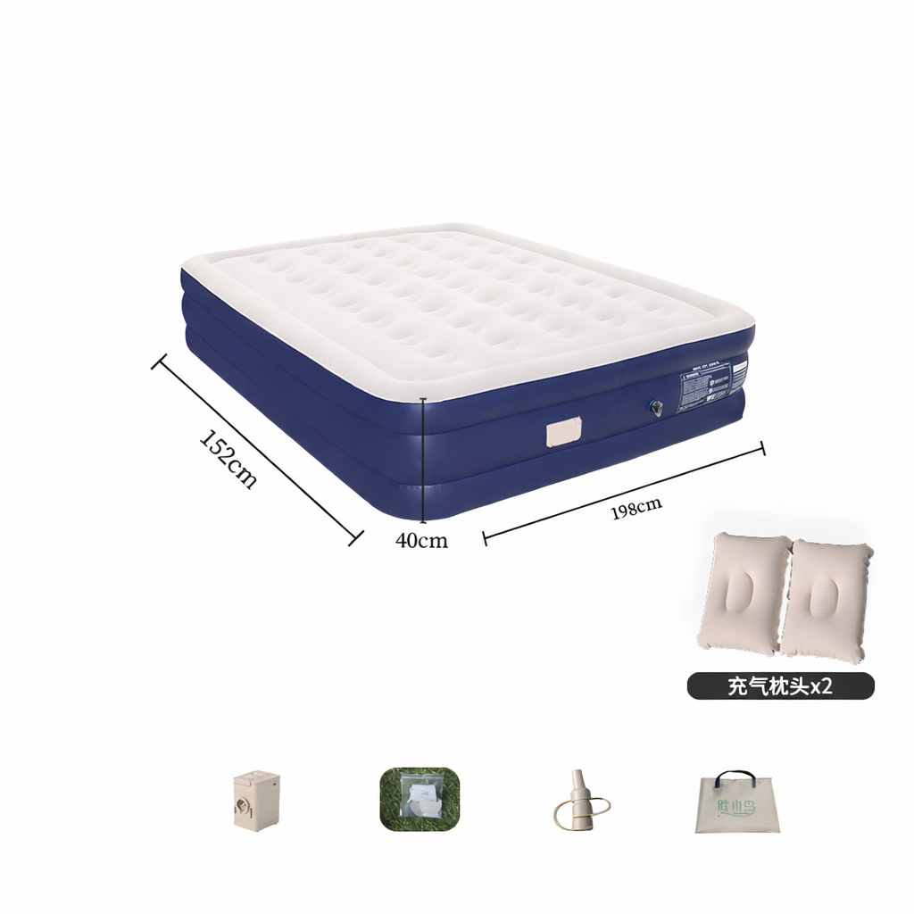 Saltea de camping autogonflabilă — grosime dublă de 40 cm