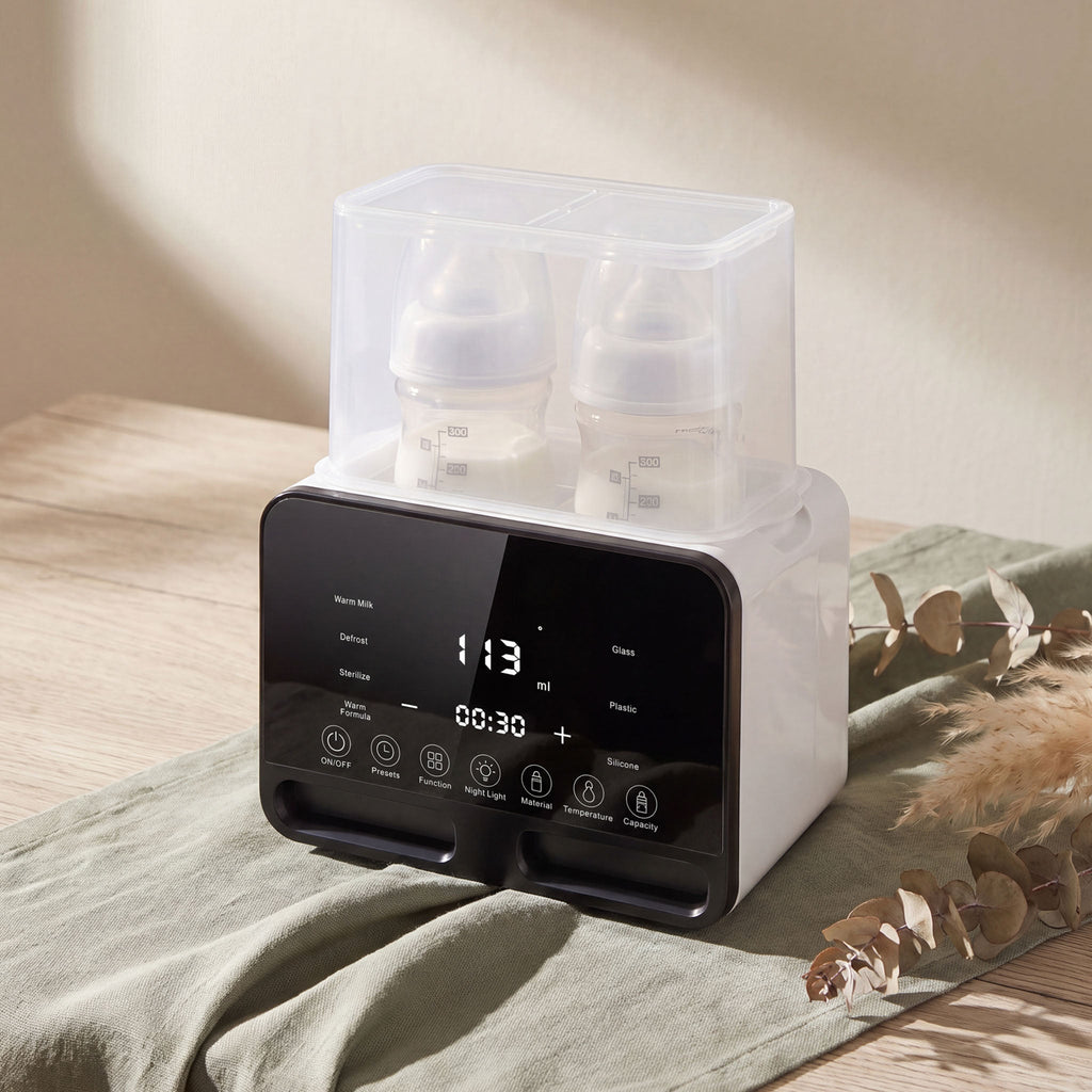 Stérilisateur et Chauffe-biberon - Tout-en-un - Indispensable pour l'alimentation de bébé | meowbutter