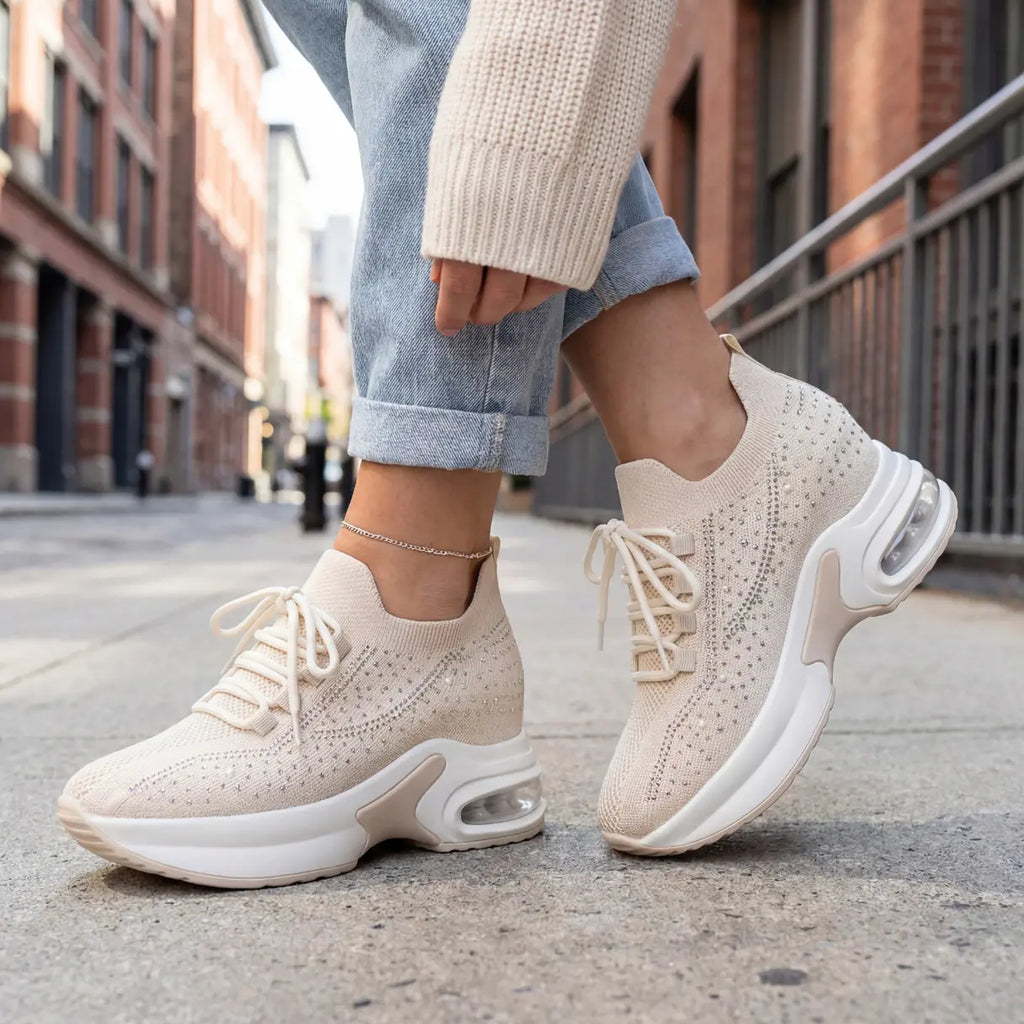 Aluna 10cm Elevation Sneakers With Invisible Elevation Technology