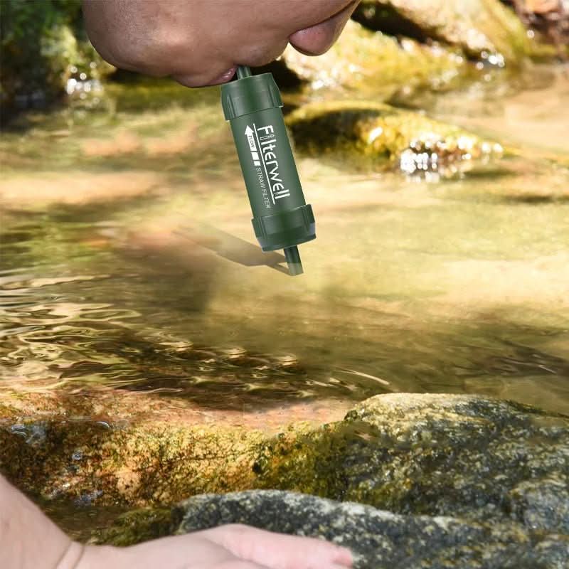 AquaPure Outdoor Hydration Filter Straw — kompaktní ruční čistička vody
