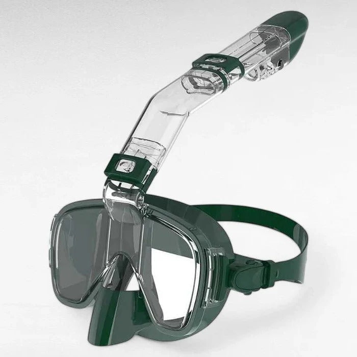AquaVision helmaske for snorkling – Dry Top-system, 180-graders panoramautsikt