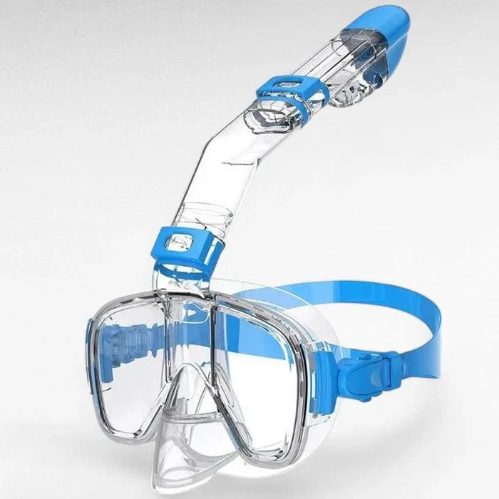 AquaVision helmaske for snorkling – Dry Top-system, 180-graders panoramautsikt