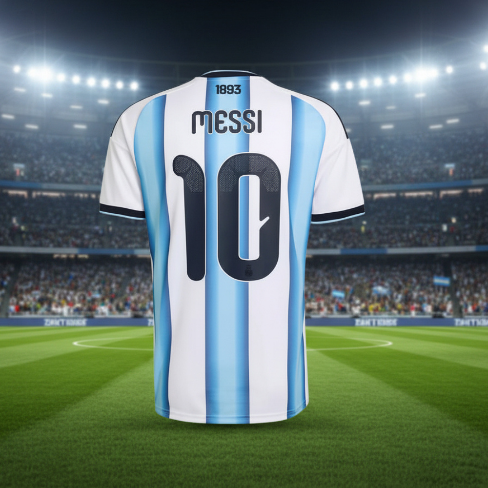 Argentinas fotballtopp for menn til VM 2026 — pustende funksjonstrøye