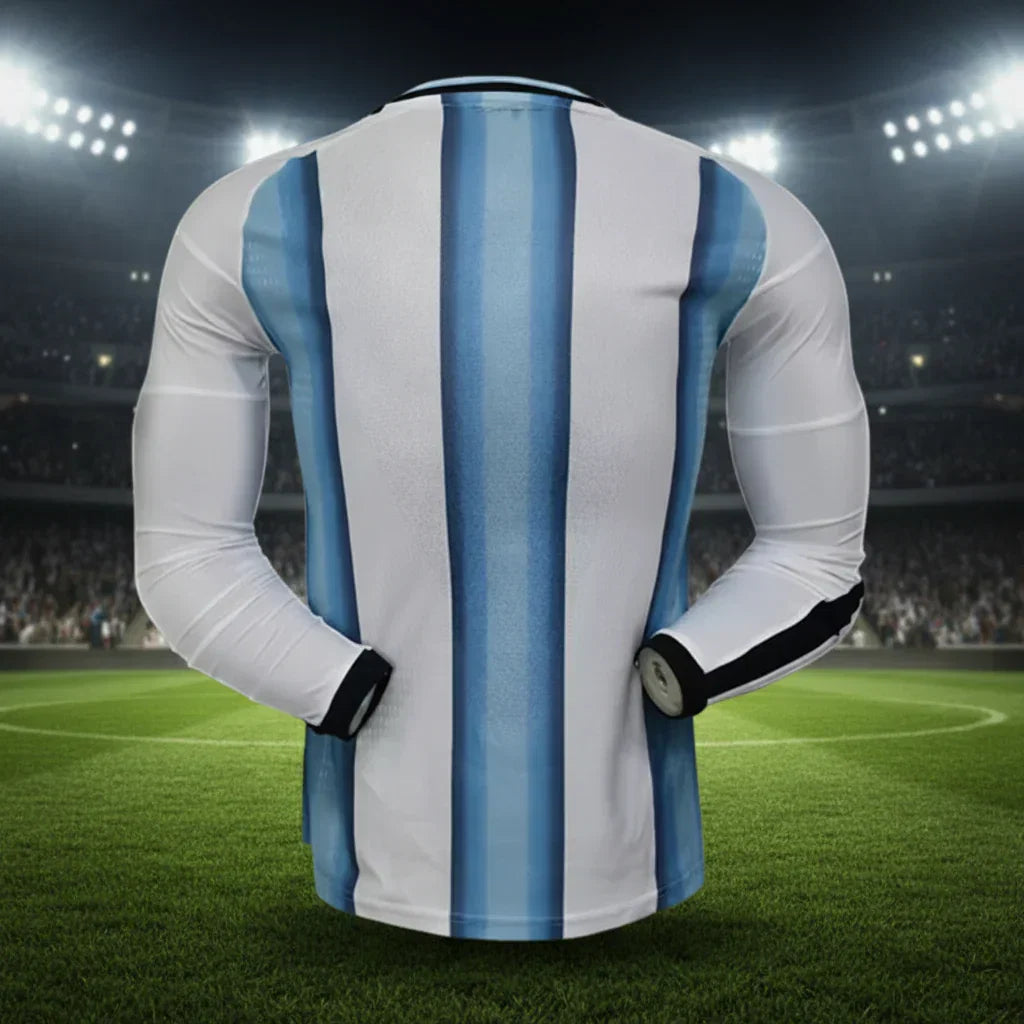 阿根廷 2026 世界杯装备长袖足球 jersey