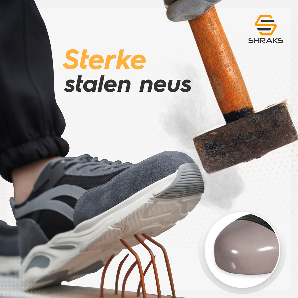 Nova Safety Shoes Deliver All Day Comfort With Slip-Resistant Soles And Steel Toe