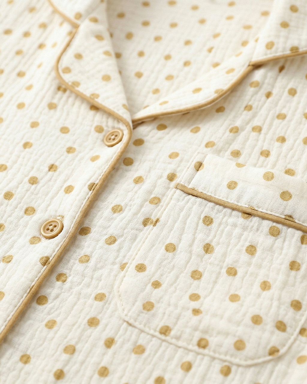 Set pigiama Flora in cotone mussola 100% per un comfort traspirante