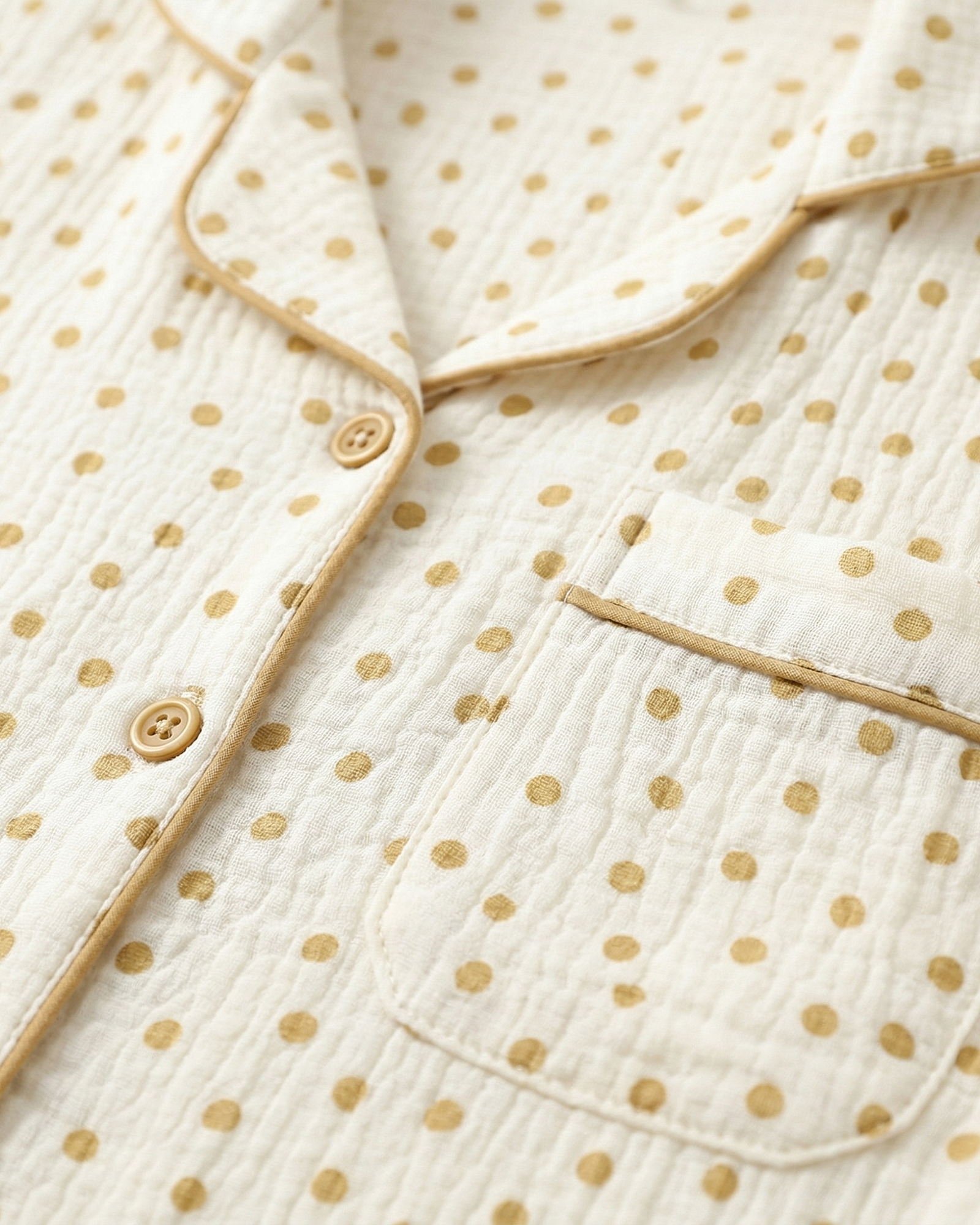 Set pigiama Flora in cotone mussola 100% per un comfort traspirante