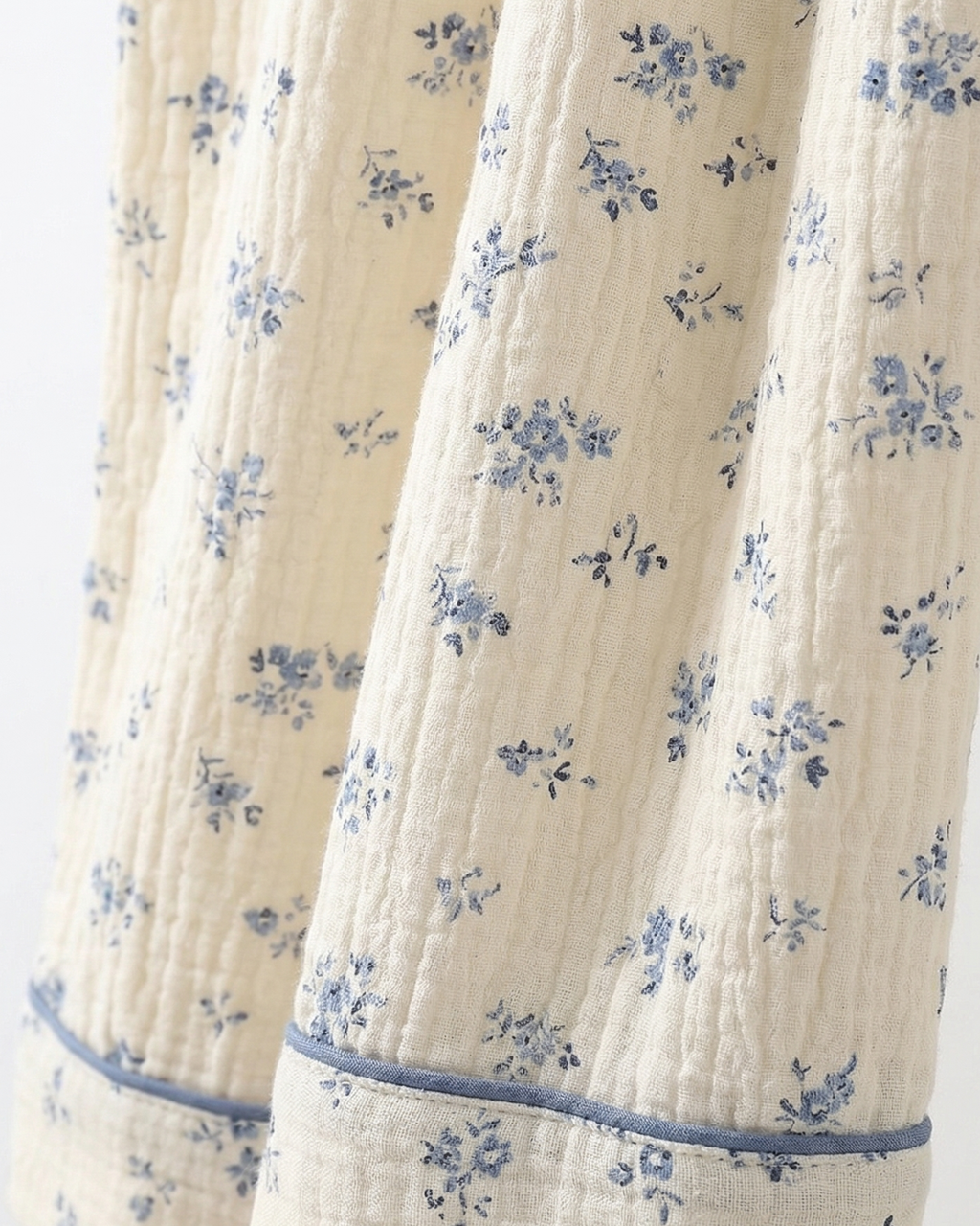 Set pigiama Flora in cotone mussola 100% per un comfort traspirante