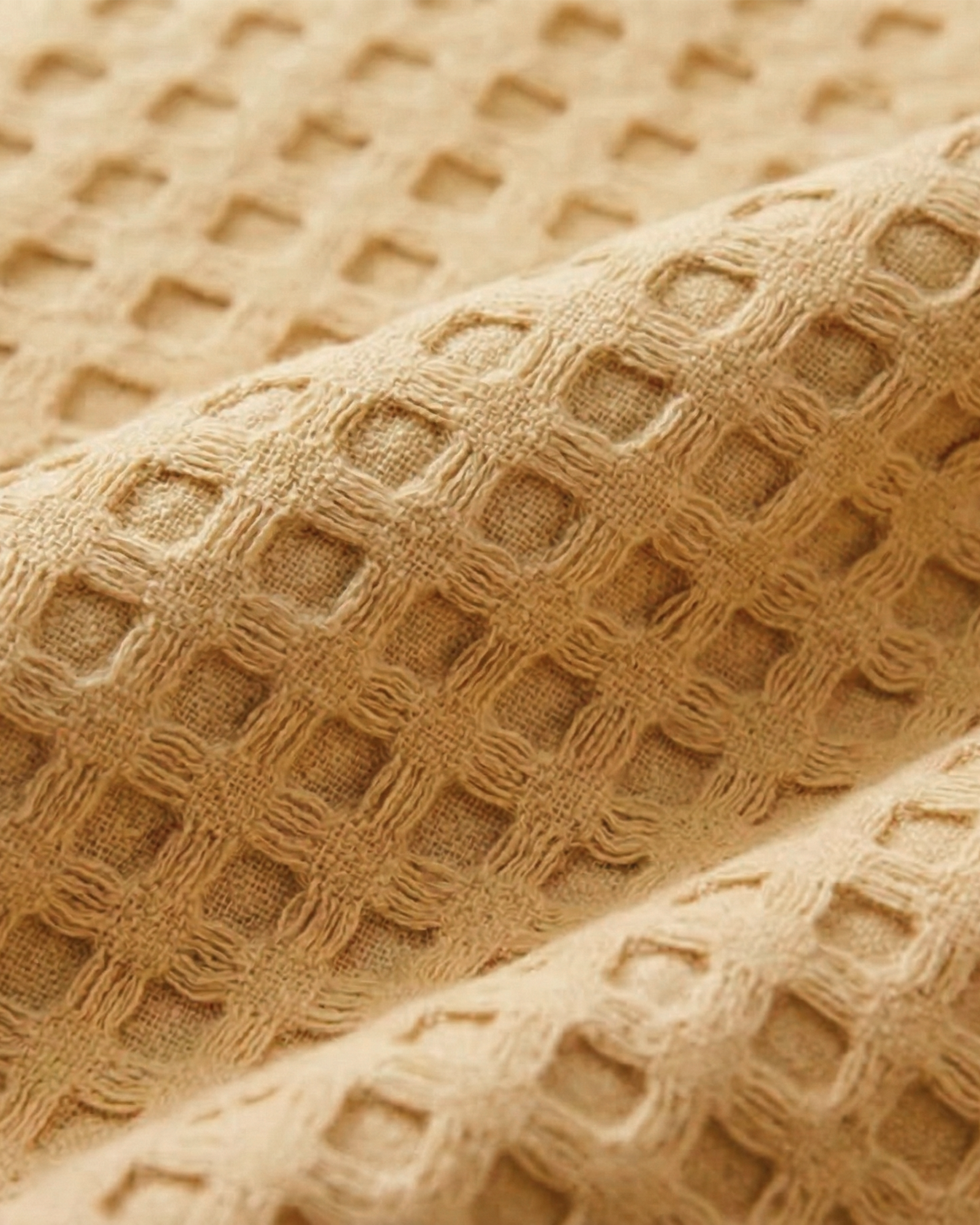 Classic Waffle Blanket Made From 100 Percent Cotton