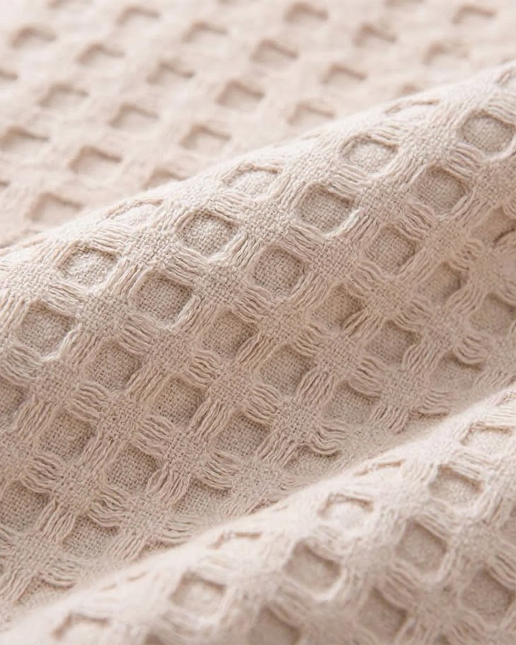 Classic Waffle Blanket Made From 100 Percent Cotton