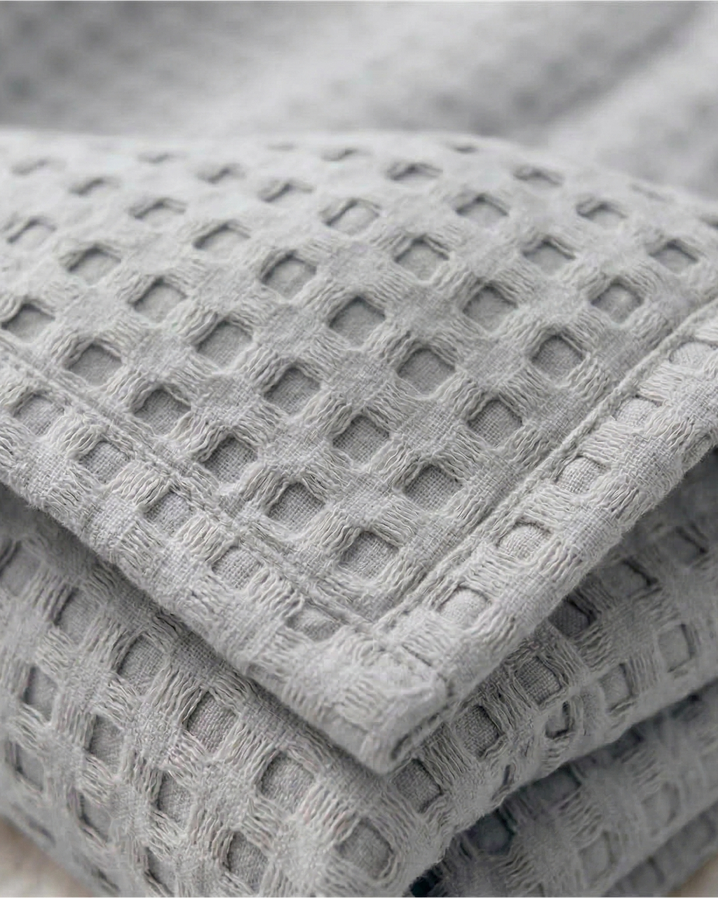 Classic Waffle Blanket Made From 100 Percent Cotton