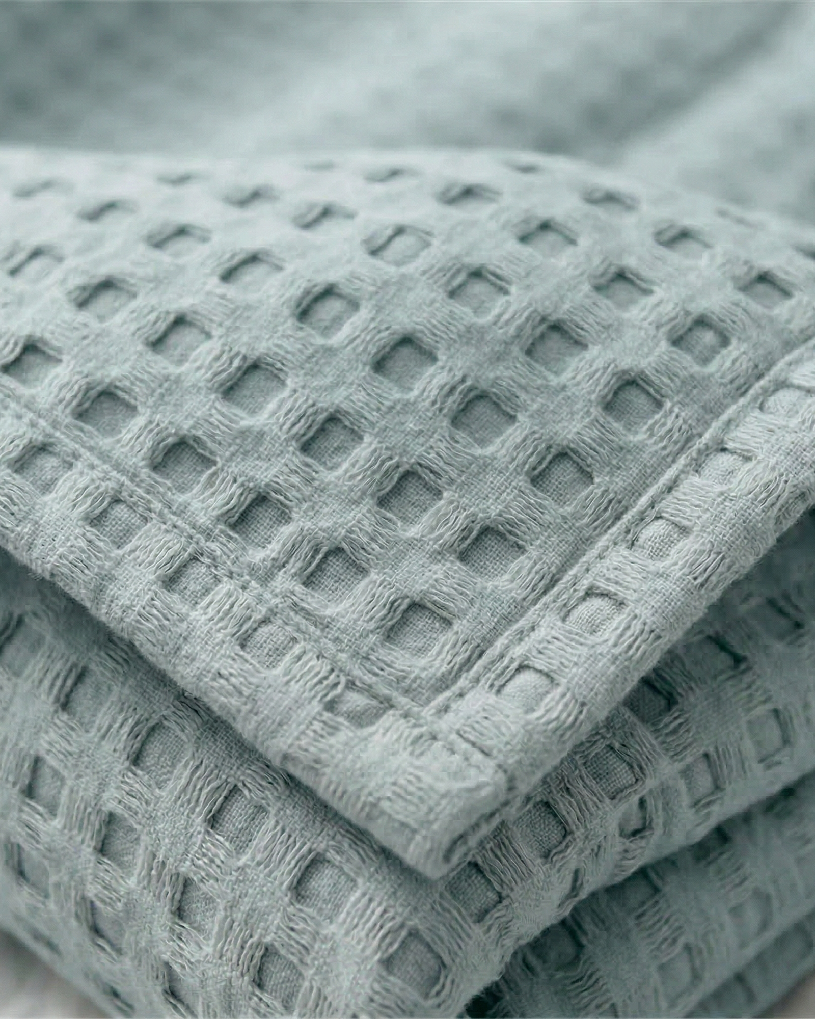 Classic Waffle Blanket Made From 100 Percent Cotton