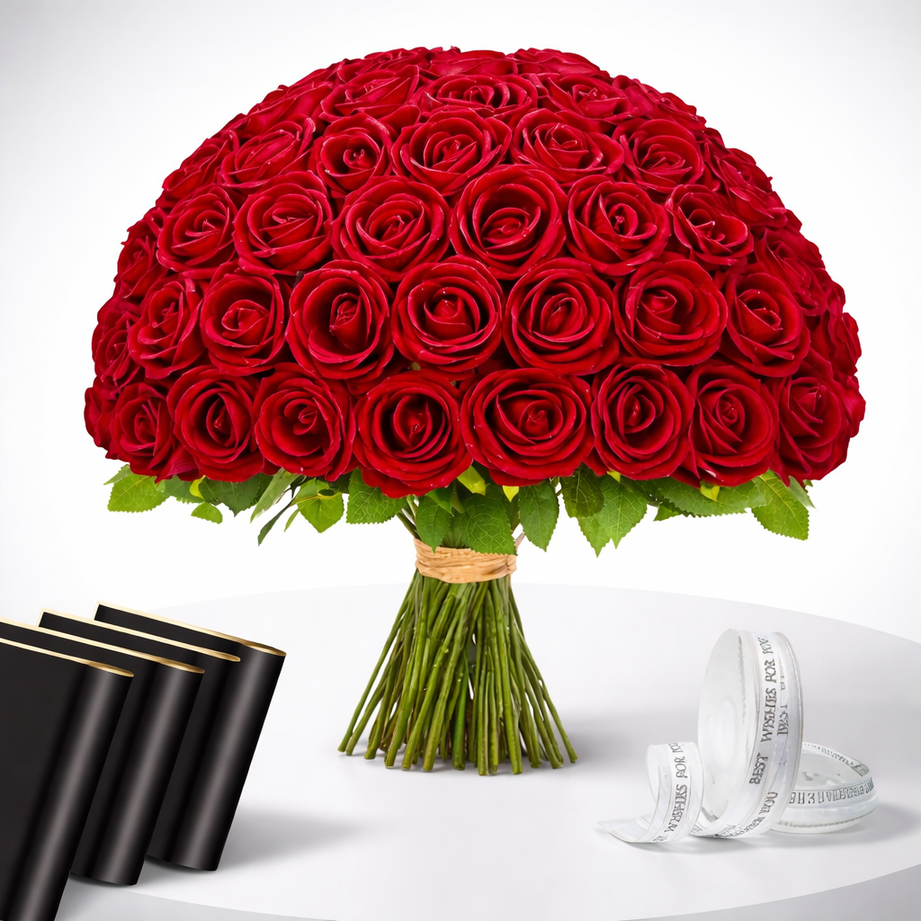 Artificial Flowers Bouquet Mothers Day Gift Wedding Decor Set | Meowbutter