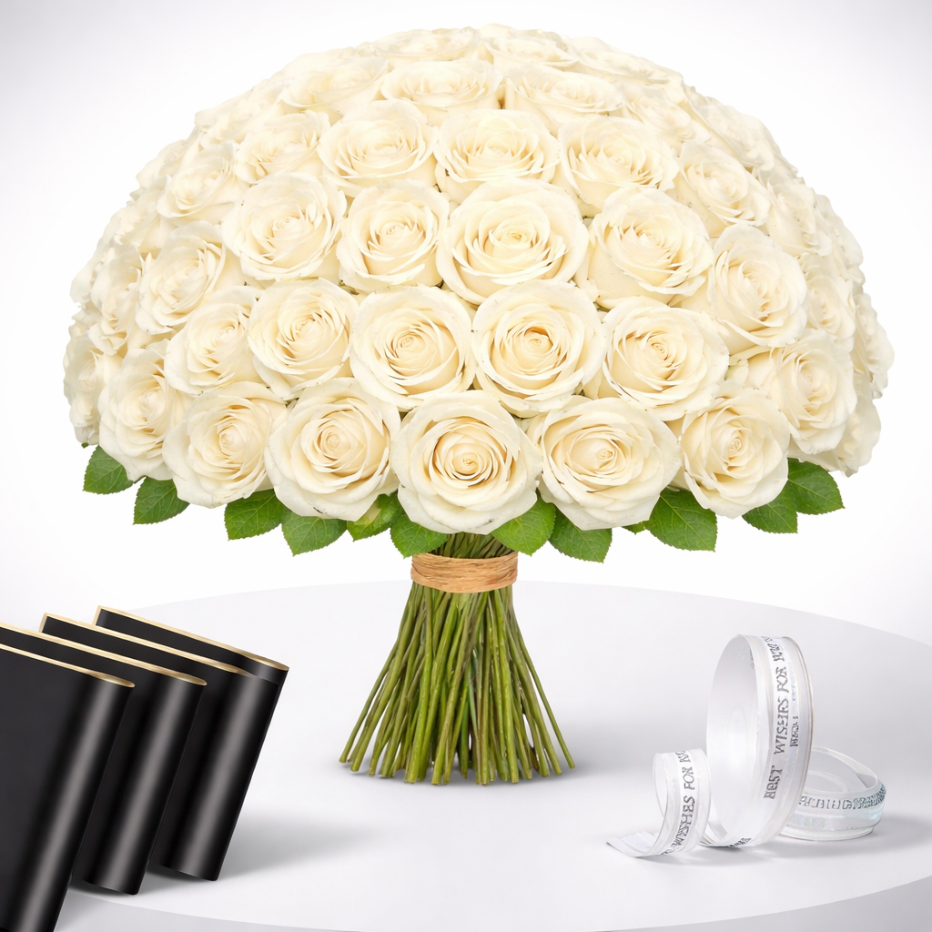 Artificial Flowers Bouquet Mothers Day Gift Wedding Decor Set | Meowbutter