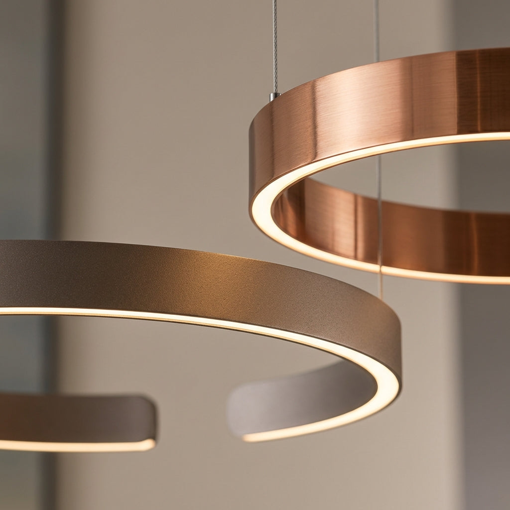 Aureli Ring Pendant Light With Modern Geometric Design