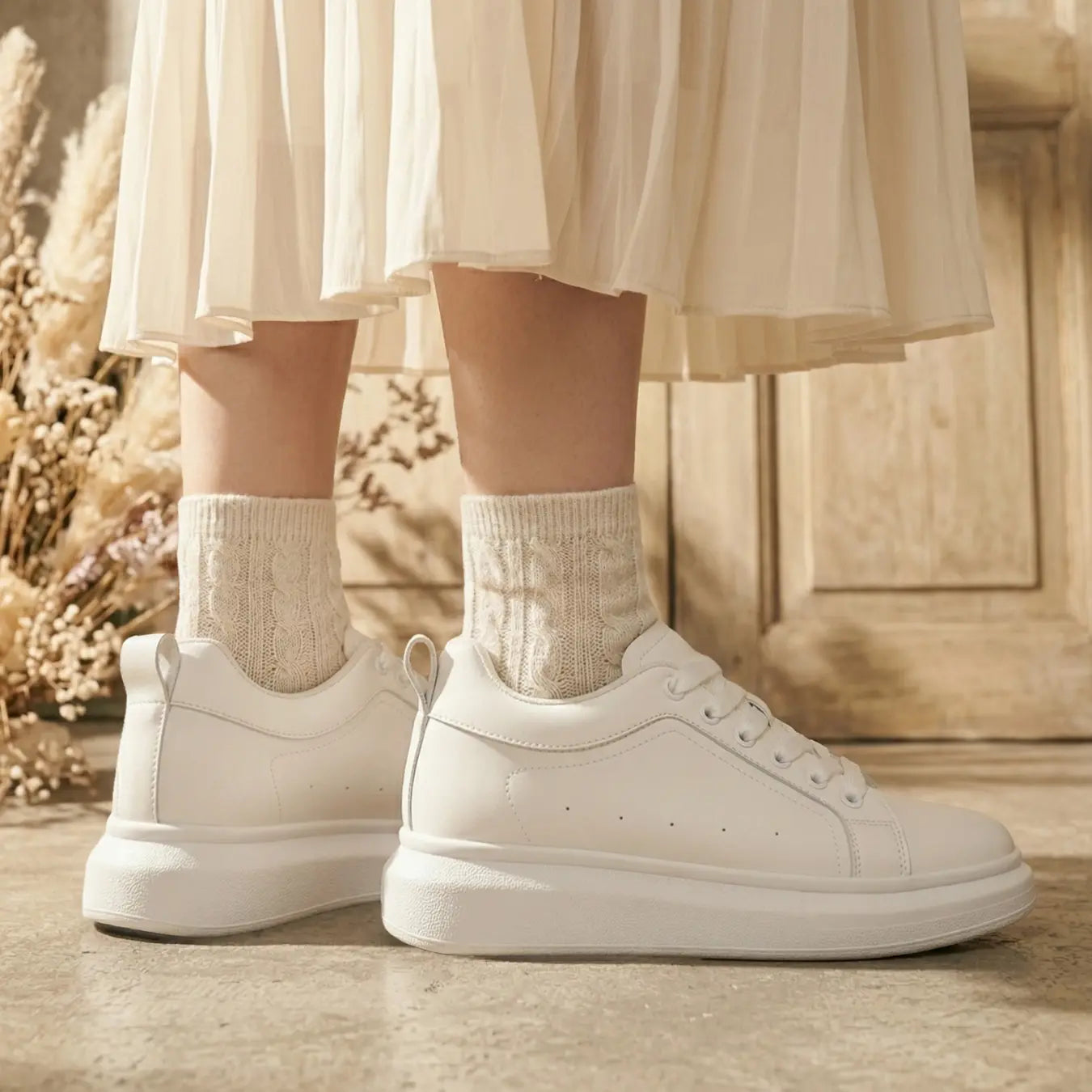 Aven 8cm Height Increase Shoes Unisex Everyday Wear