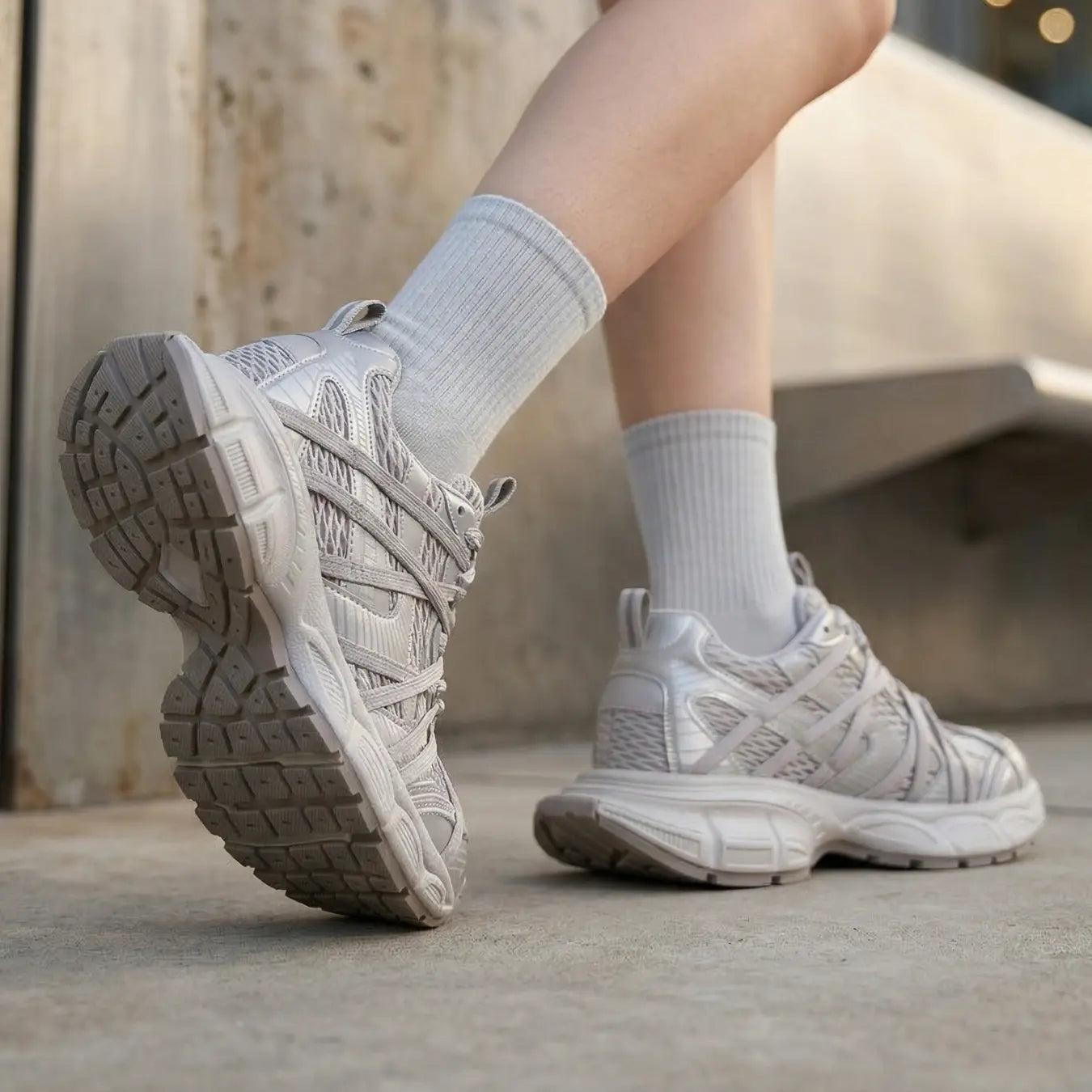 Avena Eight Centimeter Height Elevating Sneakers For Everyday Style