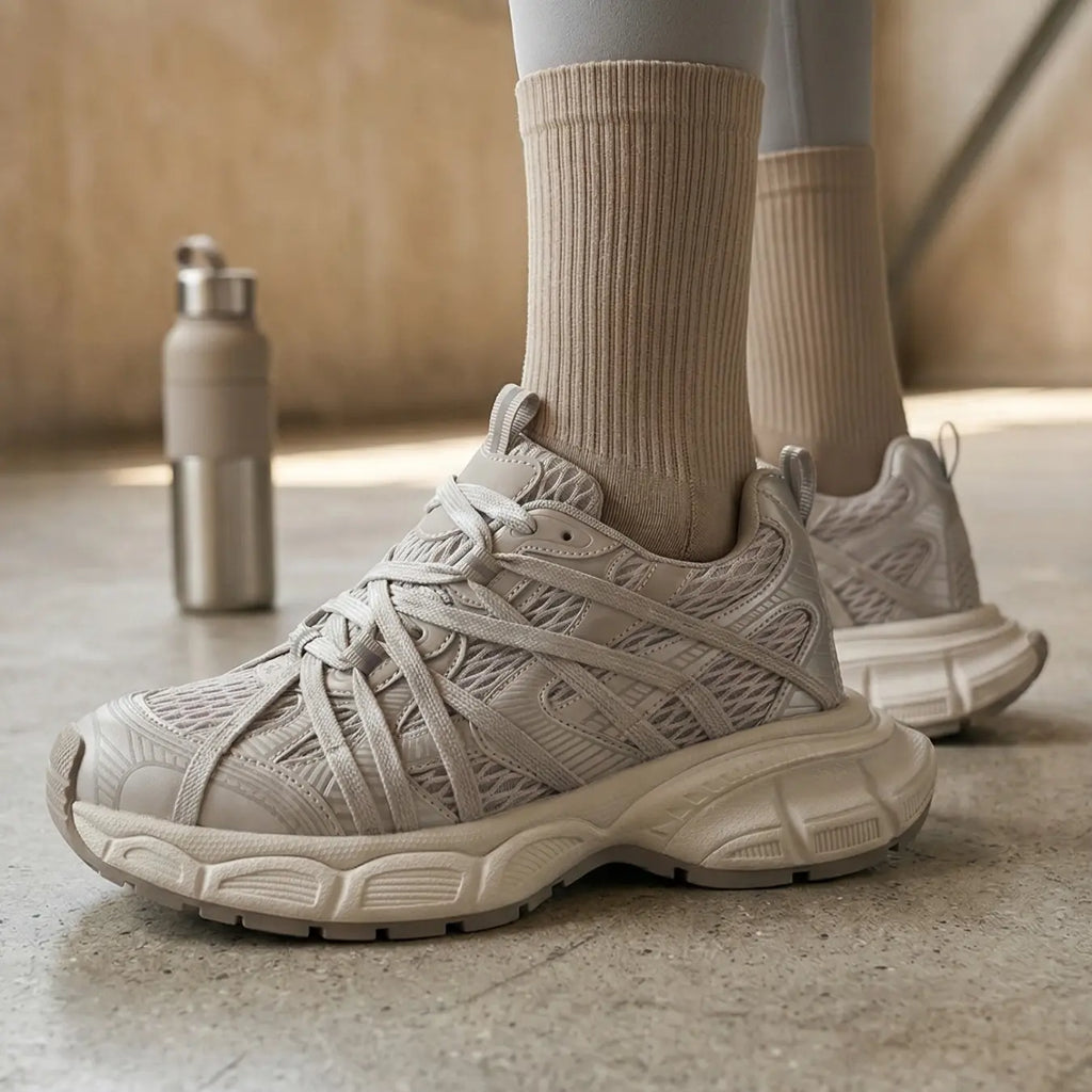 Avena Eight Centimeter Height Elevating Sneakers For Everyday Style