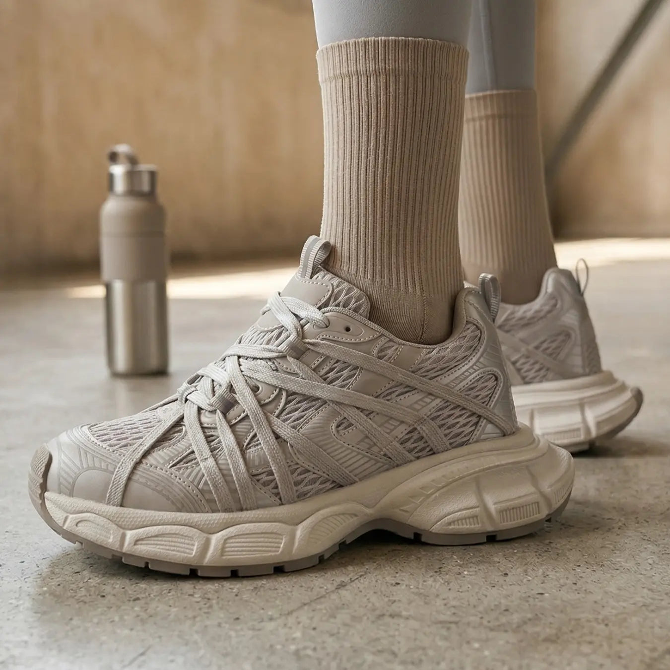 Avena Eight Centimeter Height Elevating Sneakers For Everyday Style