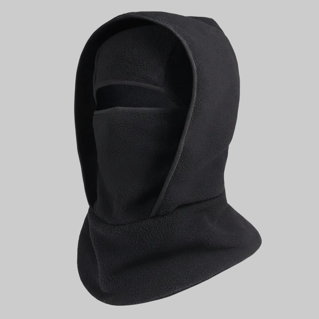 Pasamontañas térmico de forro polar cortaviento — Cobertura facial de felpa transpirable
