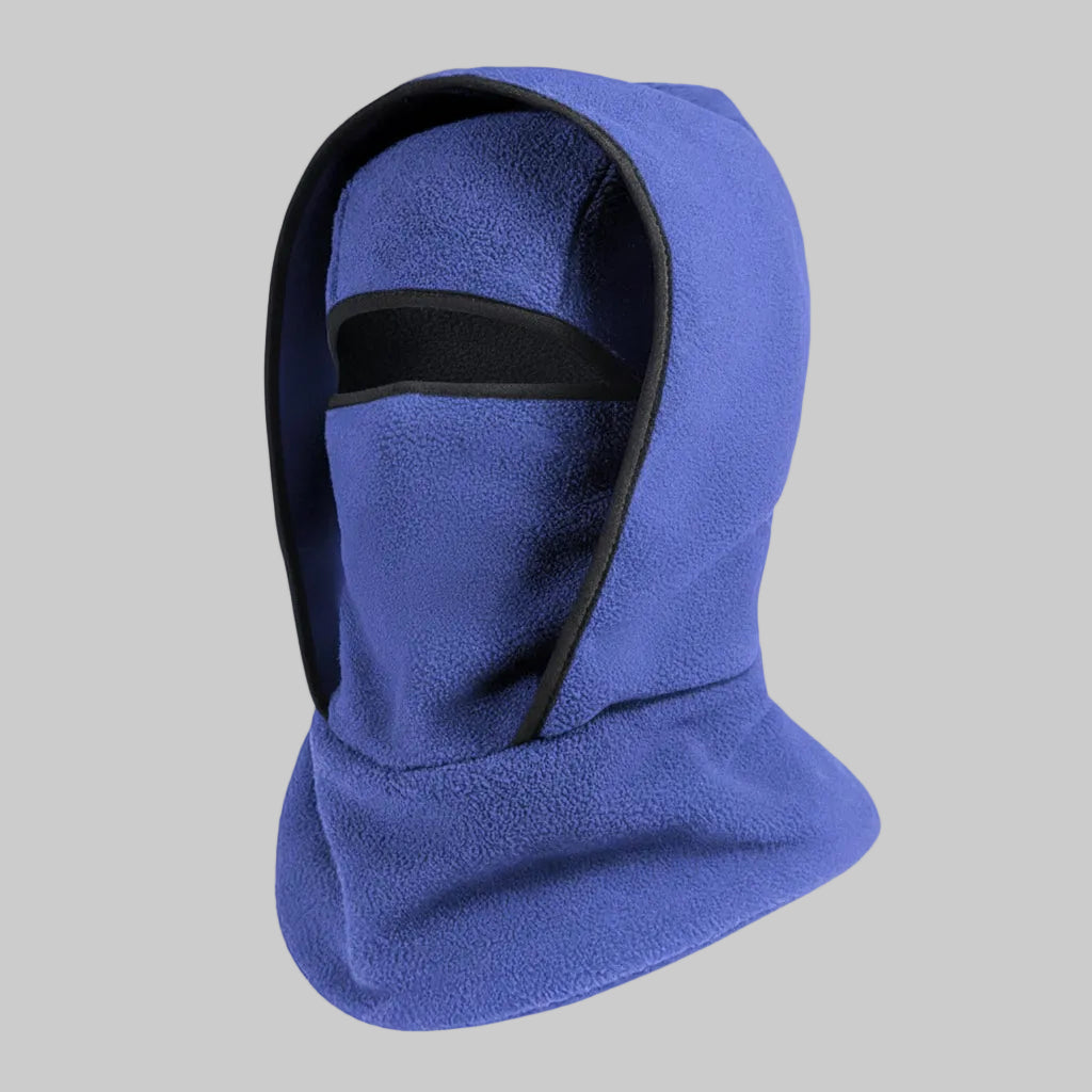 Pasamontañas térmico de forro polar cortaviento — Cobertura facial de felpa transpirable