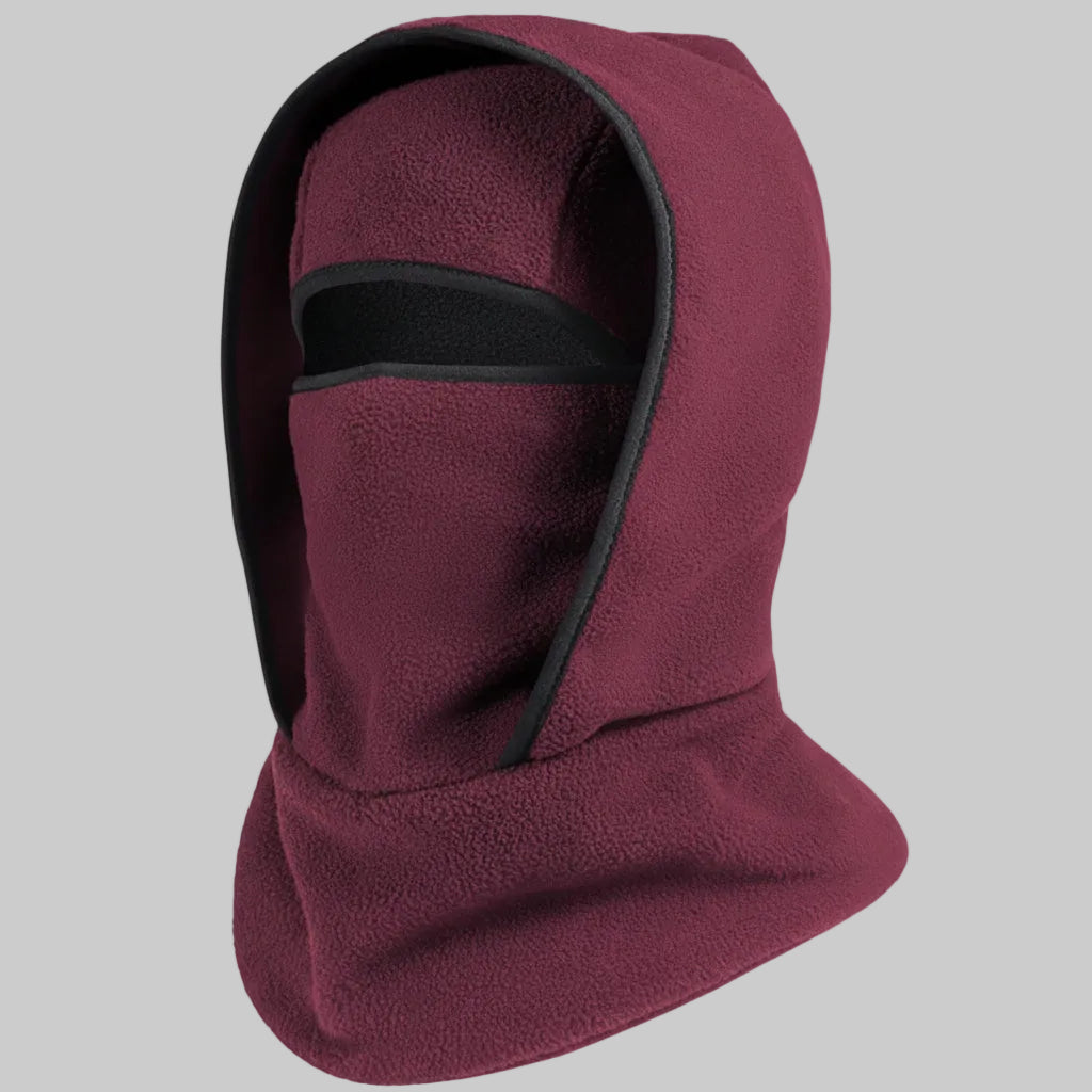 Pasamontañas térmico de forro polar cortaviento — Cobertura facial de felpa transpirable