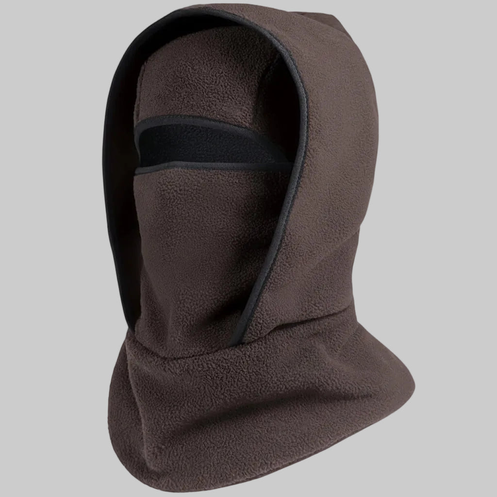 Pasamontañas térmico de forro polar cortaviento — Cobertura facial de felpa transpirable