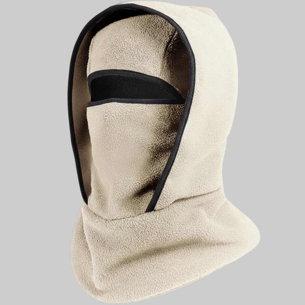 Pasamontañas térmico de forro polar cortaviento — Cobertura facial de felpa transpirable
