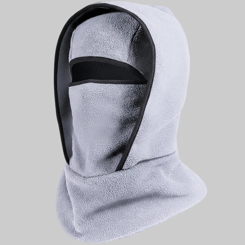 Pasamontañas térmico de forro polar cortaviento — Cobertura facial de felpa transpirable