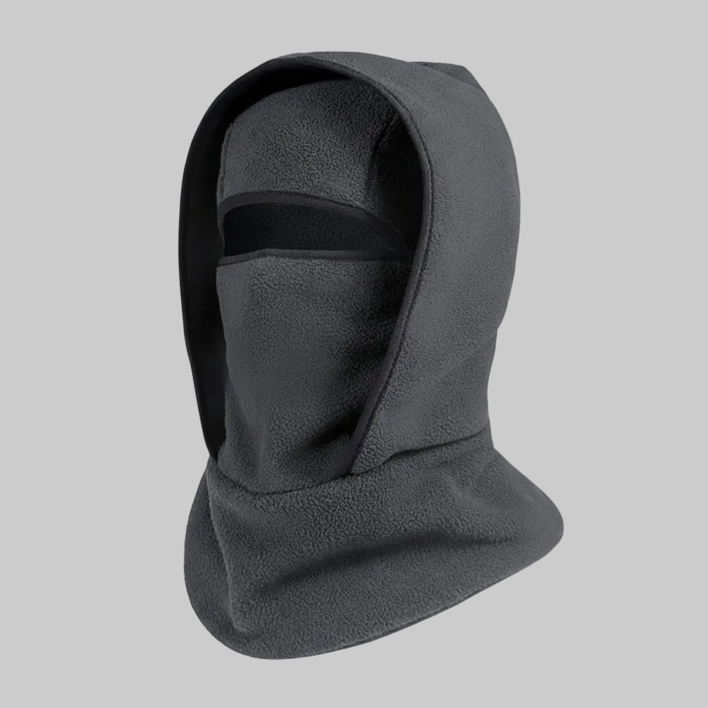 Pasamontañas térmico de forro polar cortaviento — Cobertura facial de felpa transpirable