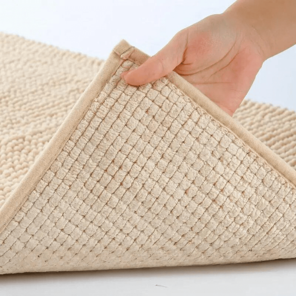 Tapis de bain antidérapant en chenille douce pour un confort ultime | meowbutter