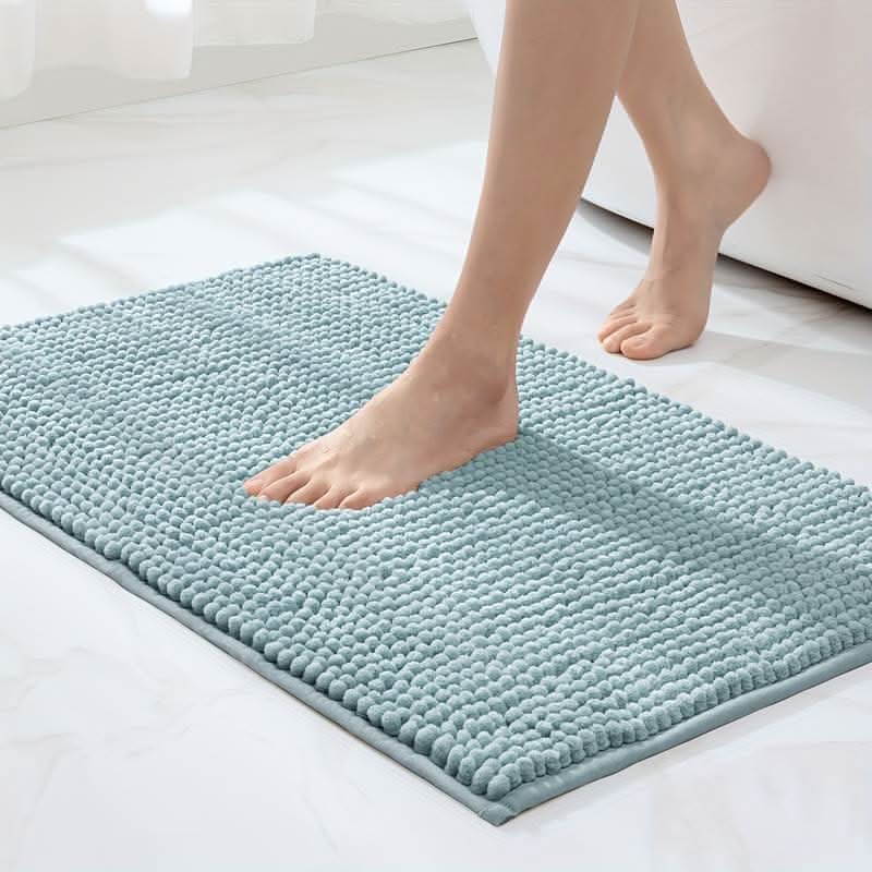 Tapis de bain antidérapant en chenille douce pour un confort ultime | meowbutter