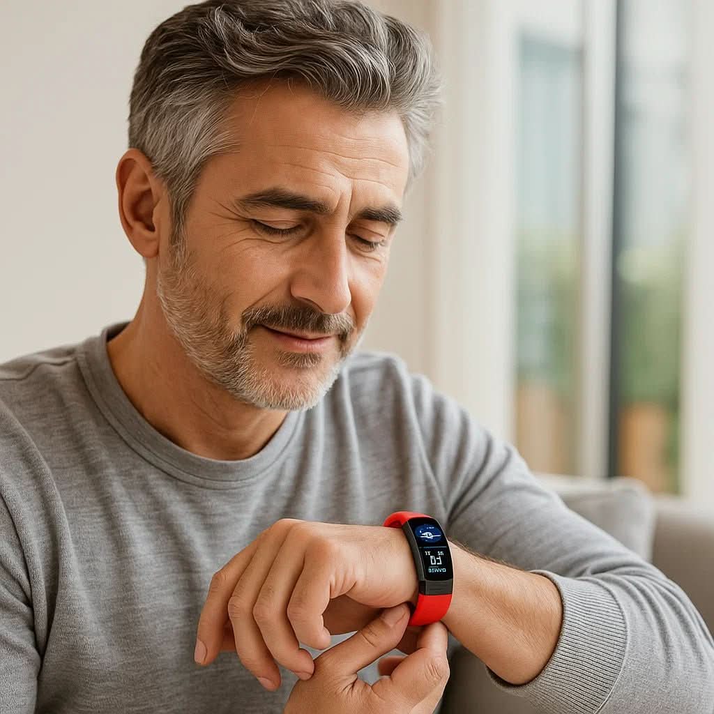 Relógio Fitness com Monitor de Frequência Cardíaca e Rastreador de Saúde Inteligente | meowbutter