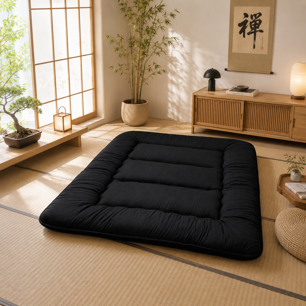 厚さ4インチの折りたたみ式畳フロア布団マットレス