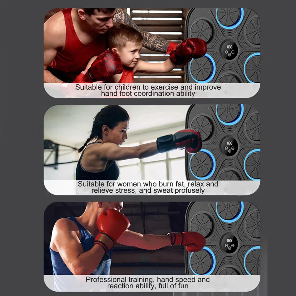 Wall Boxing Trainer Interaktiv Reaktionstræningspude | Meowbutter