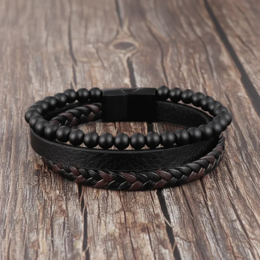 Armbånd med naturstensperler til mindfulness og støtte | Meowbutter