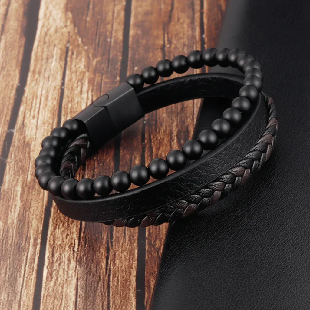 Armbånd med naturstensperler til mindfulness og støtte | Meowbutter