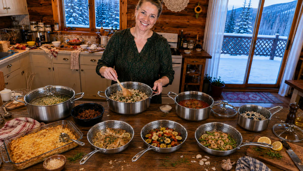 Premium Titanium Cookware Set for Effortless Cooking and Lifetime Durability