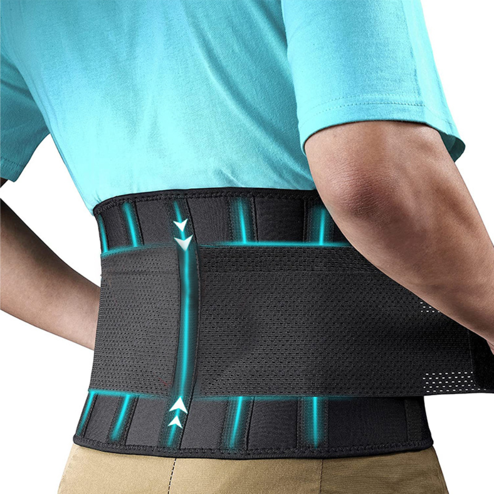 Back Brace Lumbar Support Neoprene Adjustable Pain Relief Belt | Meowbutter