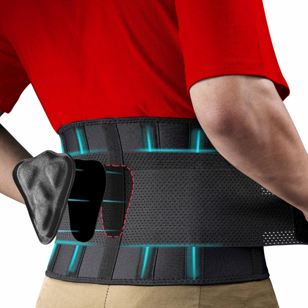 Back Brace Lumbar Support Neoprene Adjustable Pain Relief Belt | Meowbutter