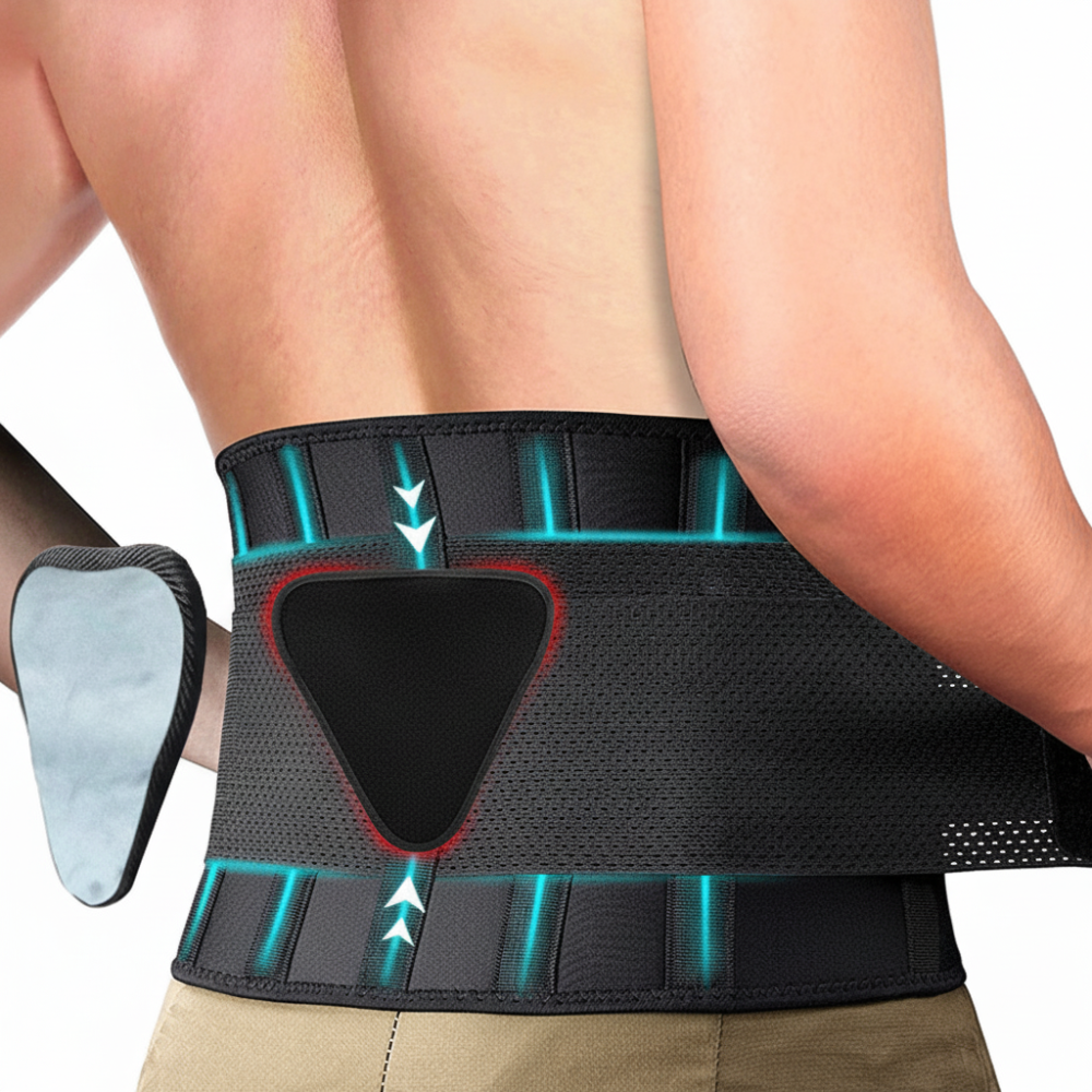 Back Brace Lumbar Support Neoprene Adjustable Pain Relief Belt | Meowbutter